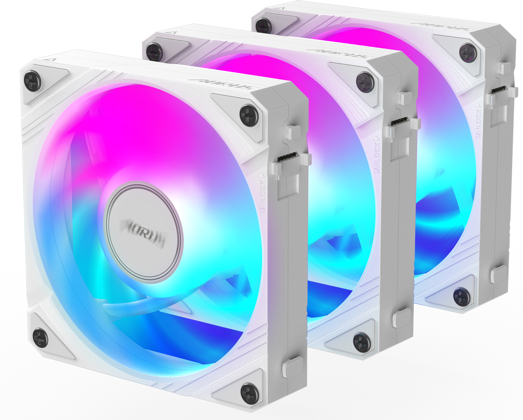 Корпусний вентилятор GIGABYTE 120MM ARGB (GP-ECFAN1203 ICE) фото4