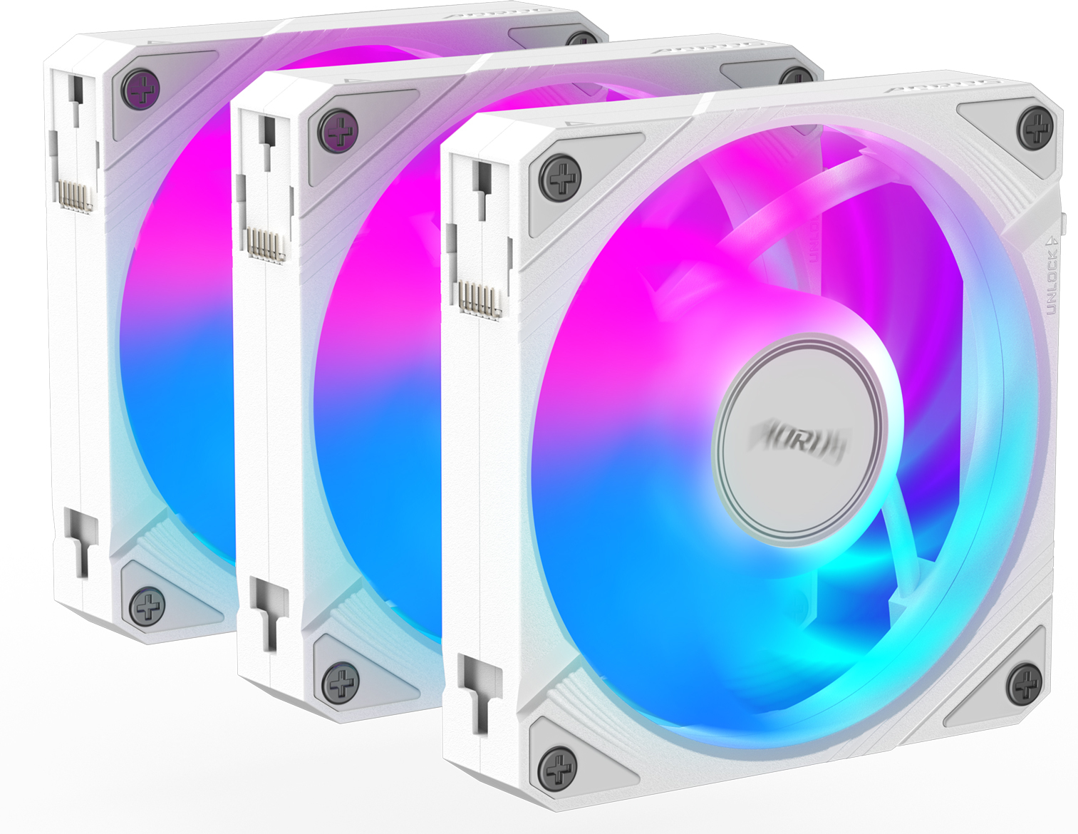 Корпусний вентилятор GIGABYTE 120MM ARGB (GP-ECFAN1203 ICE) фото3