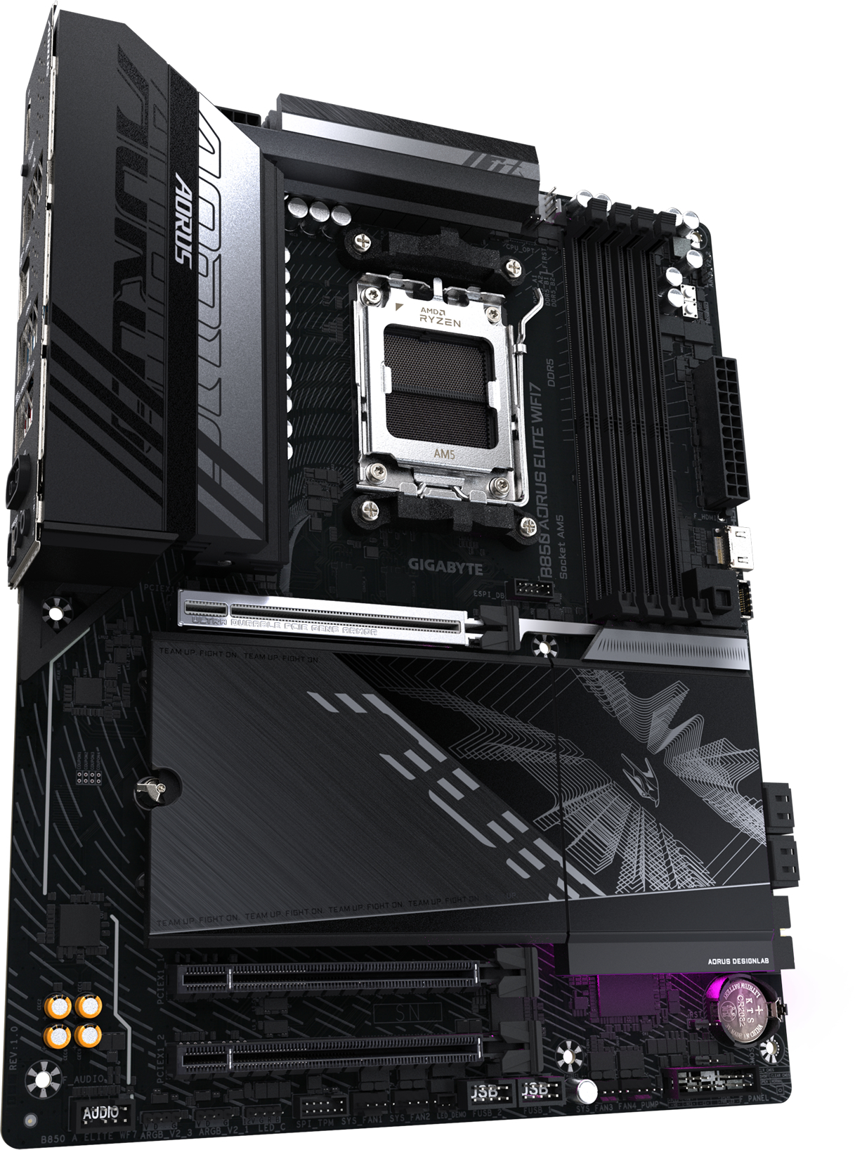 Материнская плата GIGABYTE AMD B850 SAM5 ATX (B850_A_ELITE_WF7_1.1) фото 3