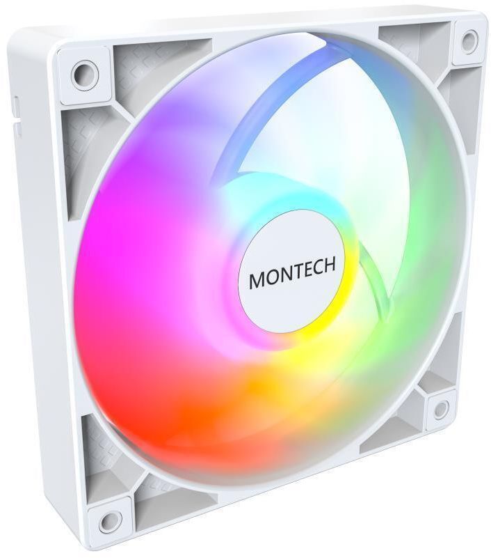 Корпусный вентилятор MONTECH 120MM (GF120 PWM WHITE ) фото 2