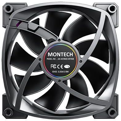 Корпусный вентилятор MONTECH 120MM (AX120(B3I1) ) фото 6