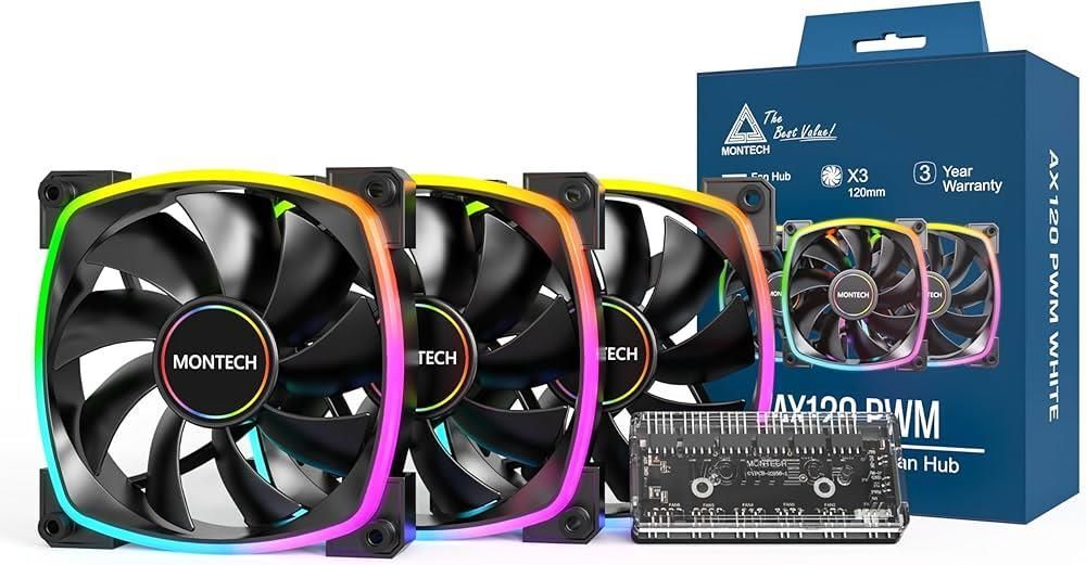 Корпусный вентилятор MONTECH 120MM (AX120(B3I1) ) фото 8