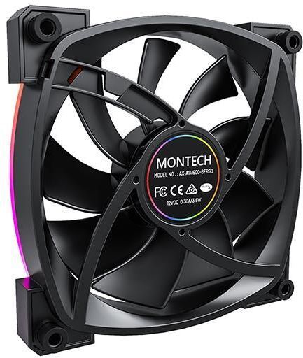 Корпусний вентилятор MONTECH 140MM (AX140 PWM BLACK)фото4
