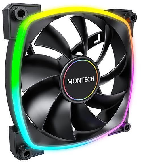 Корпусний вентилятор MONTECH 140MM (AX140 PWM BLACK)фото2
