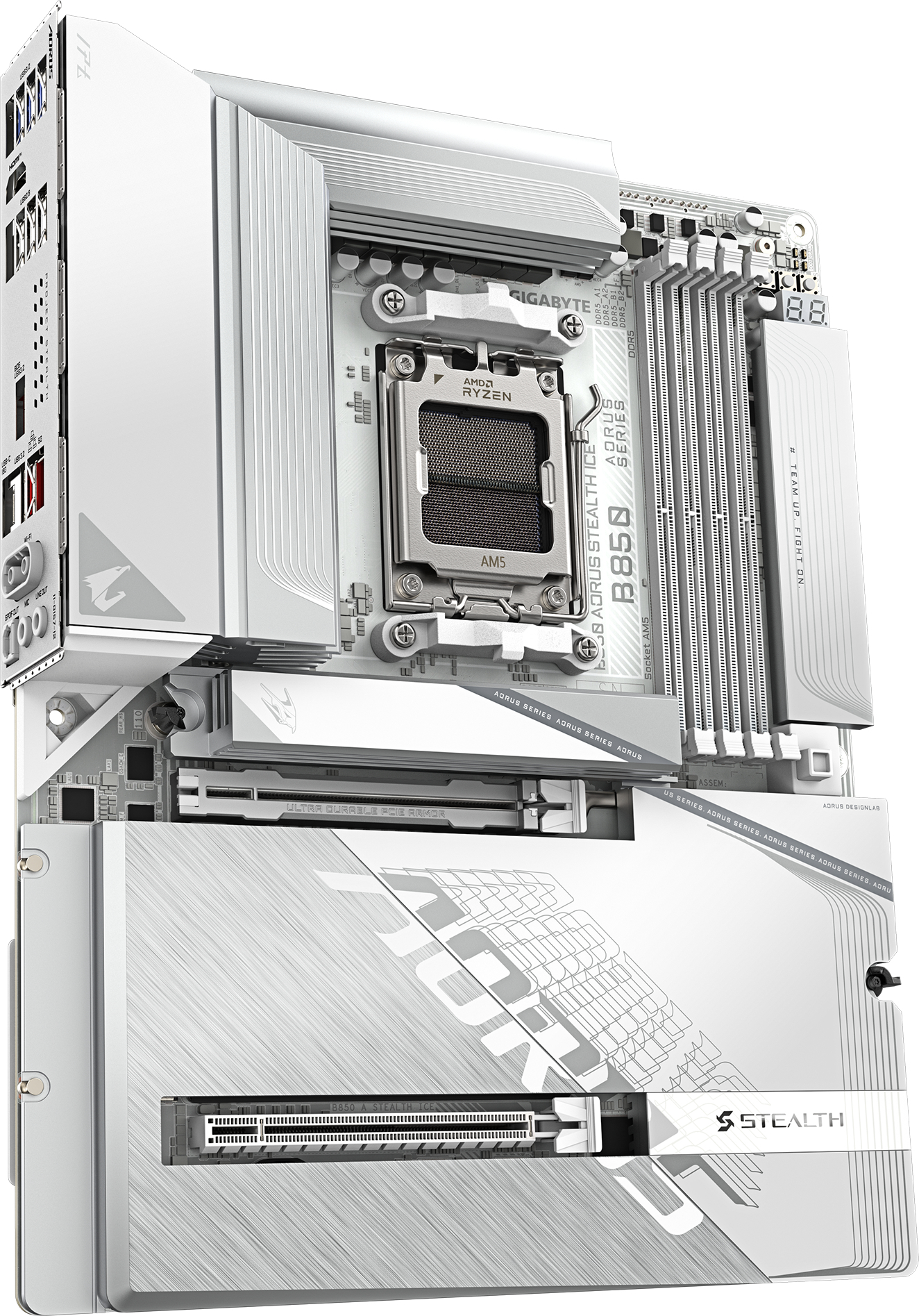 Материнская плата GIGABYTE AMD B850 SAM5 ATX (B850_A_STEALTH_ICE) фото 3
