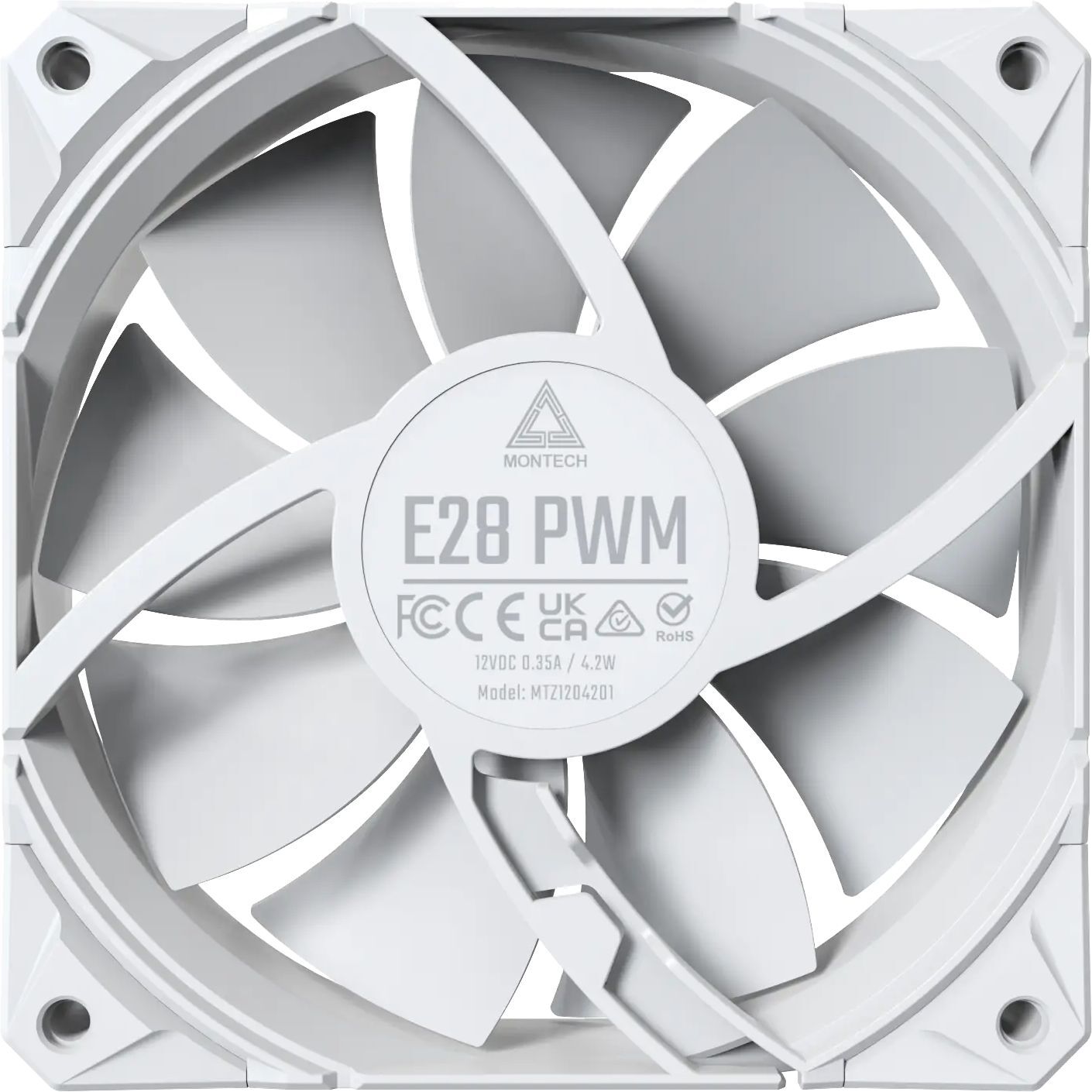 Набор из трех вентиляторов для корпуса MONTECH E28 PWM 120MM (E28 3 PACK(W)) фото 6