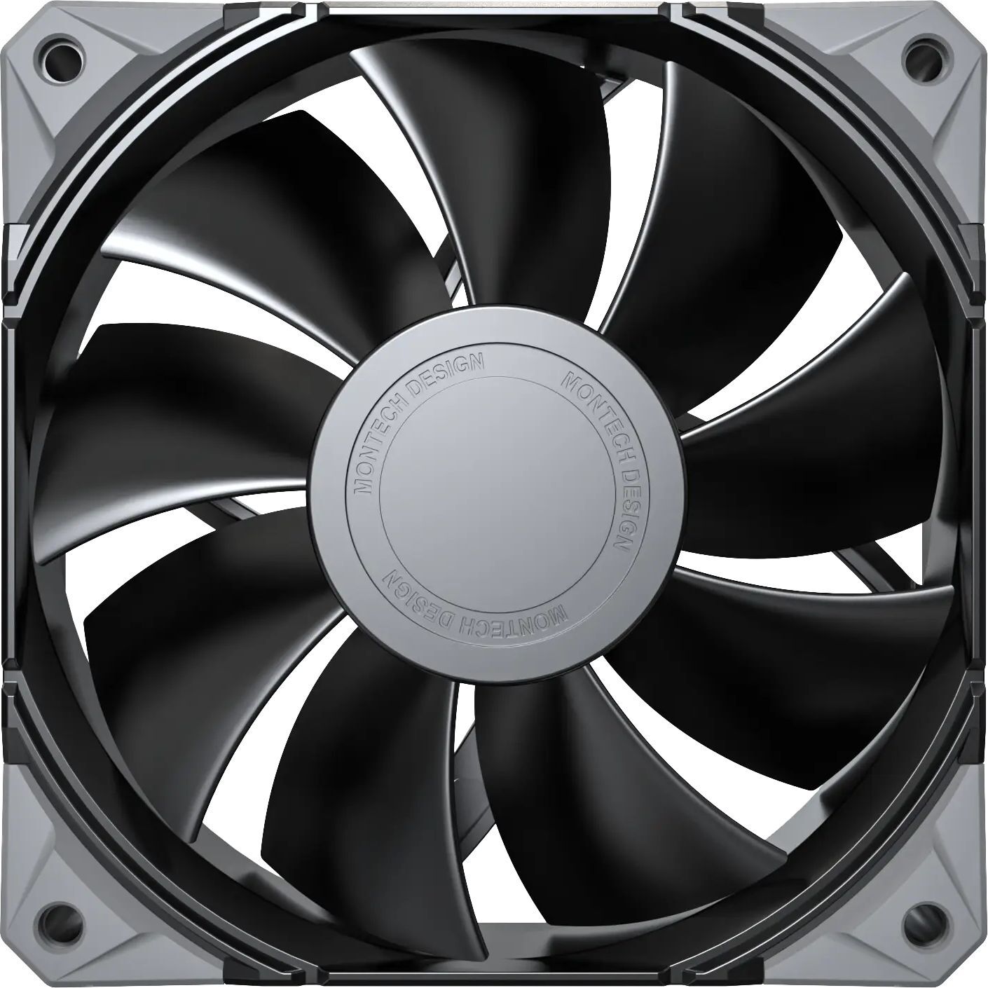 Набор из трех вентиляторов для корпуса MONTECH E28 PWM 120MM (E28 3 PACK (B)) фото 2