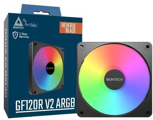 Корпусный вентилятор MONTECH 120MM (GF120R V2 ARGB PWM (B)) фото 3