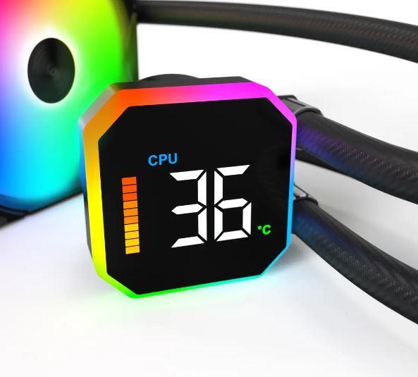 Система оxлаждения для процесора MONTECH MULTI SOCKET (BLACK HYPERFLOW DIGITAL 360) фото