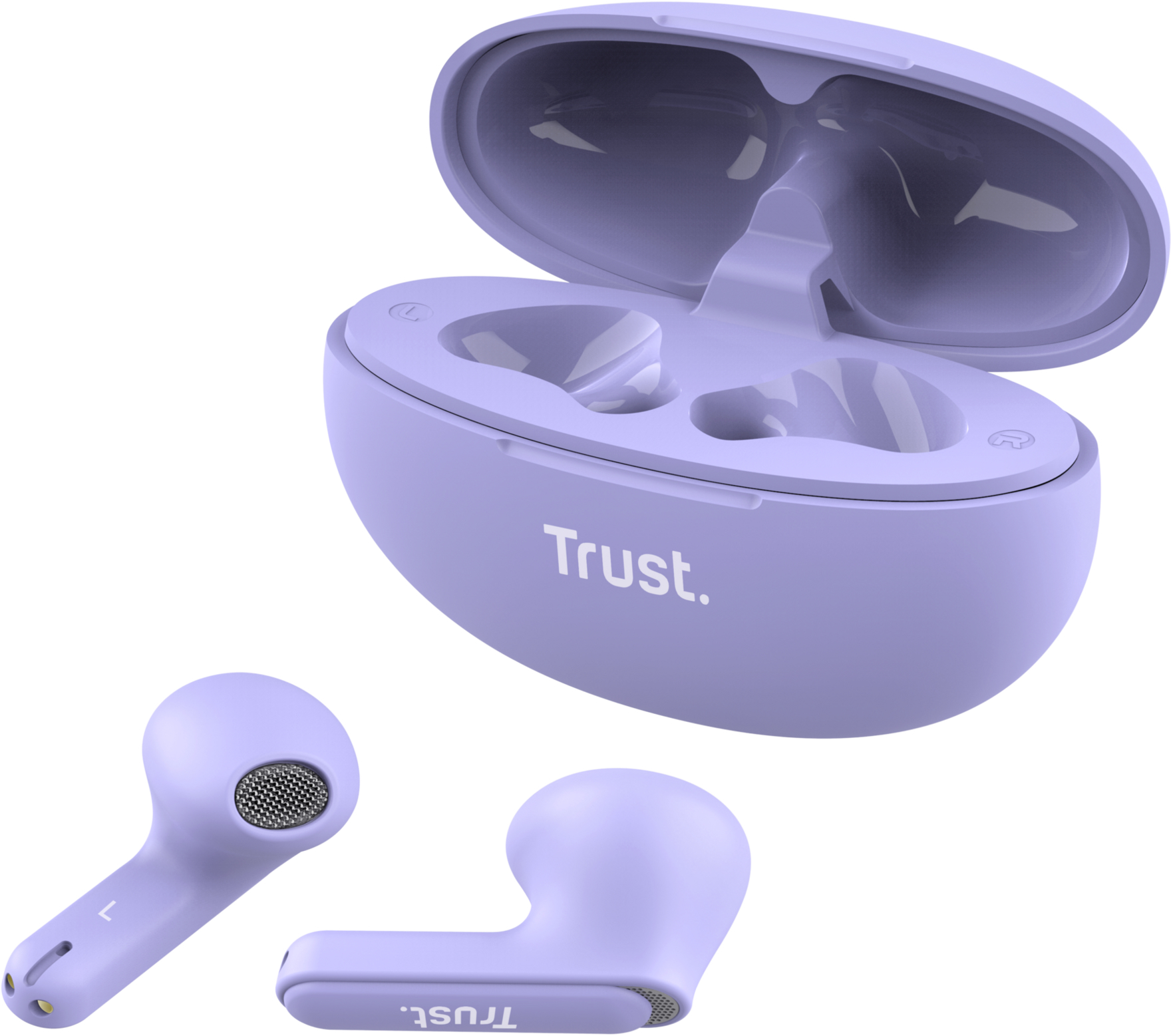 Навушники TWS Trust Yavi Earphones Purple (25299_TRUST)фото4