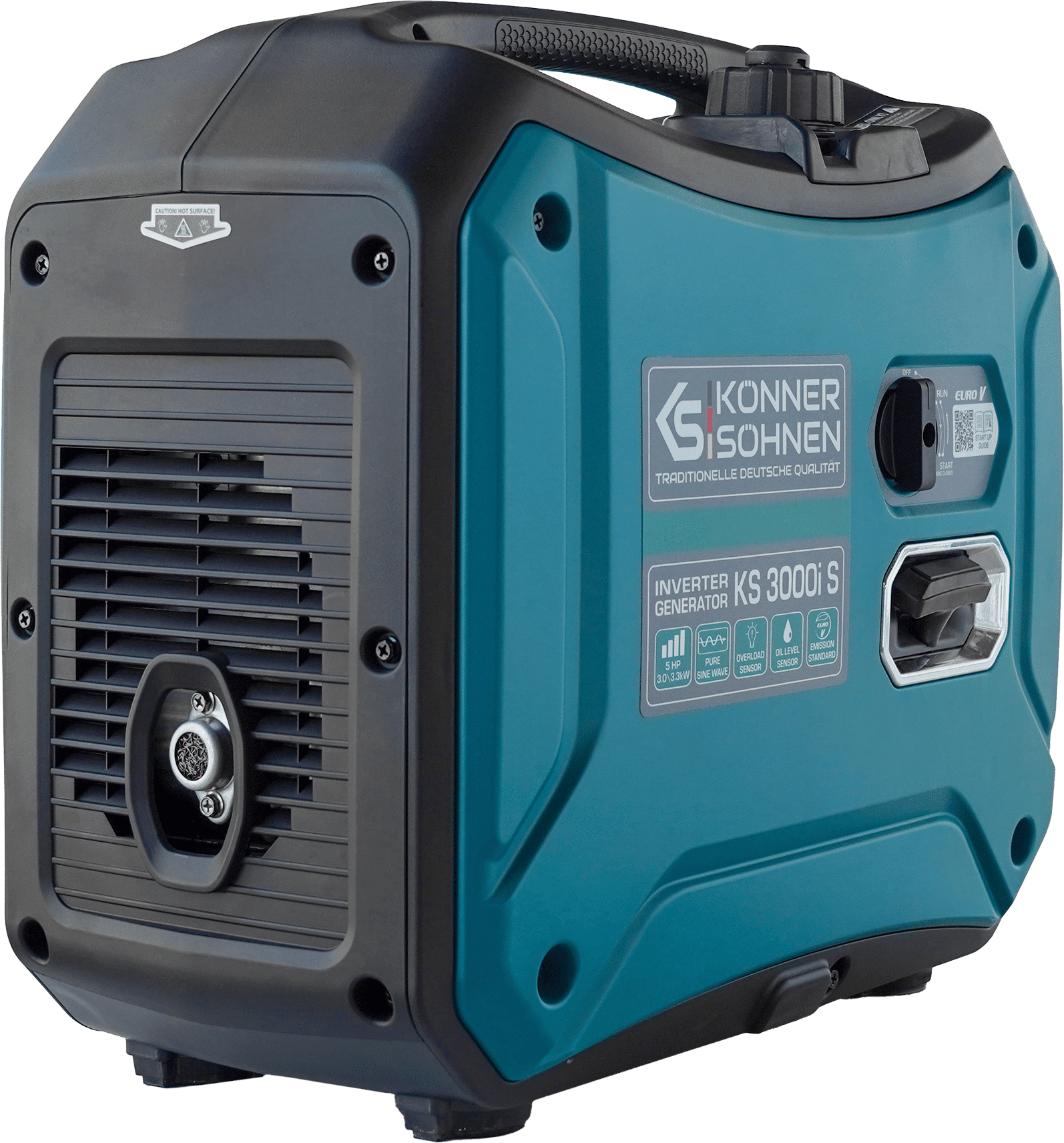 Генератор бензиновий інверторний Konner&amp;Sohnen KS 3000I S, 230В, 3.3кВт (KS3000IS)фото