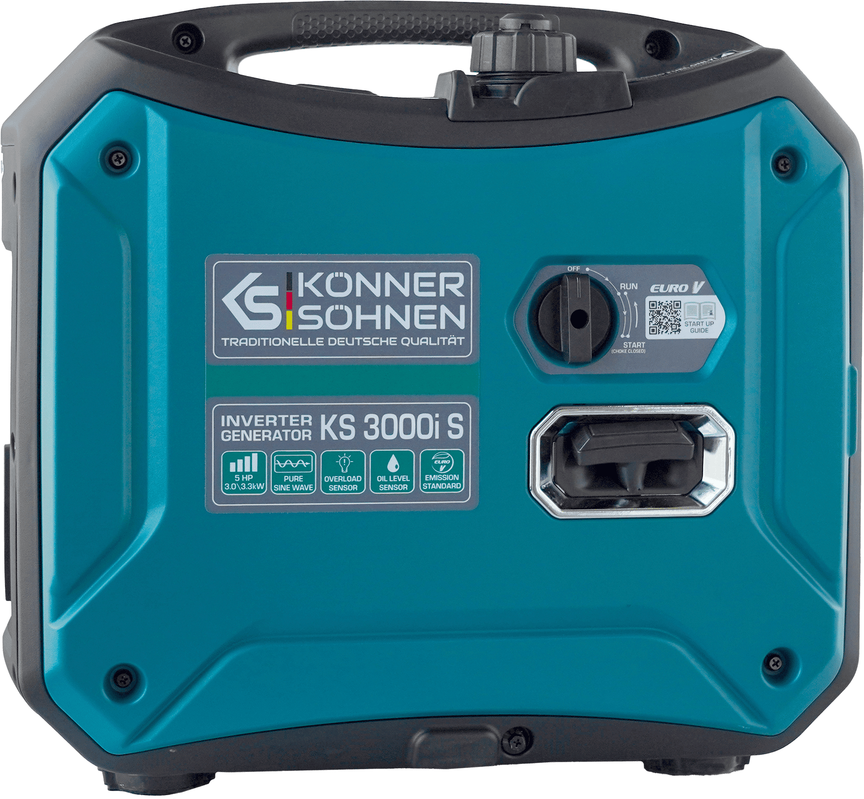 Генератор бензиновий інверторний Konner&amp;Sohnen KS 3000I S, 230В, 3.3кВт (KS3000IS)фото