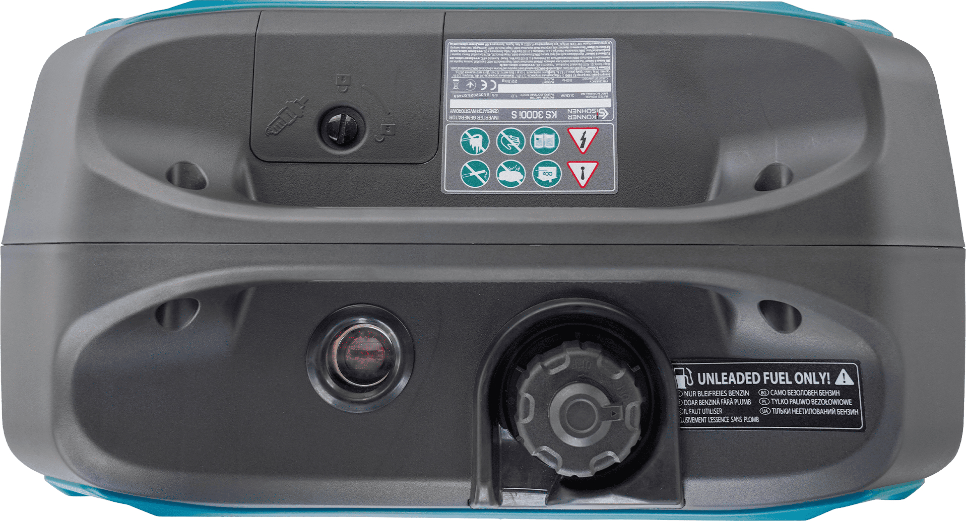 Генератор бензиновий інверторний Konner&amp;Sohnen KS 3000I S, 230В, 3.3кВт (KS3000IS)фото