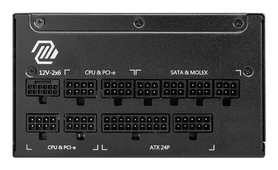 Блок питания MSI ATX 1000W MAG A1000GLS PCIE5 (MAG A1000GL PCIE5) фото