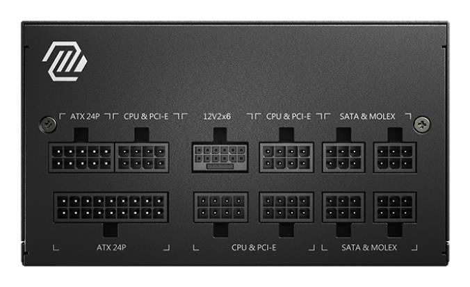 Блок живлення MSI ATX 850W MAG A850GL PCIE5 (MAG A850GL PCIE5)фото3