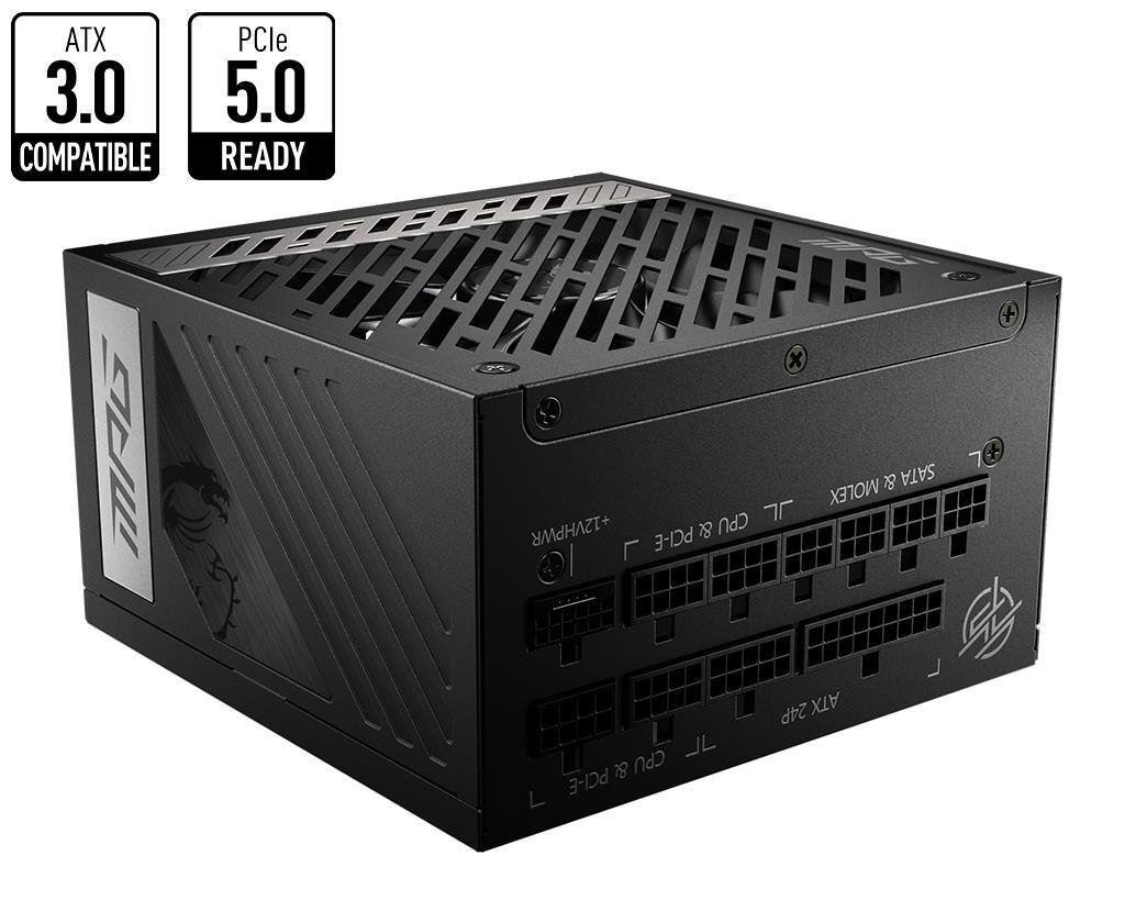 Блок питания MSI ATX 850W MPG A850G PCIE5 (MPG A850G PCIE5) фото 3