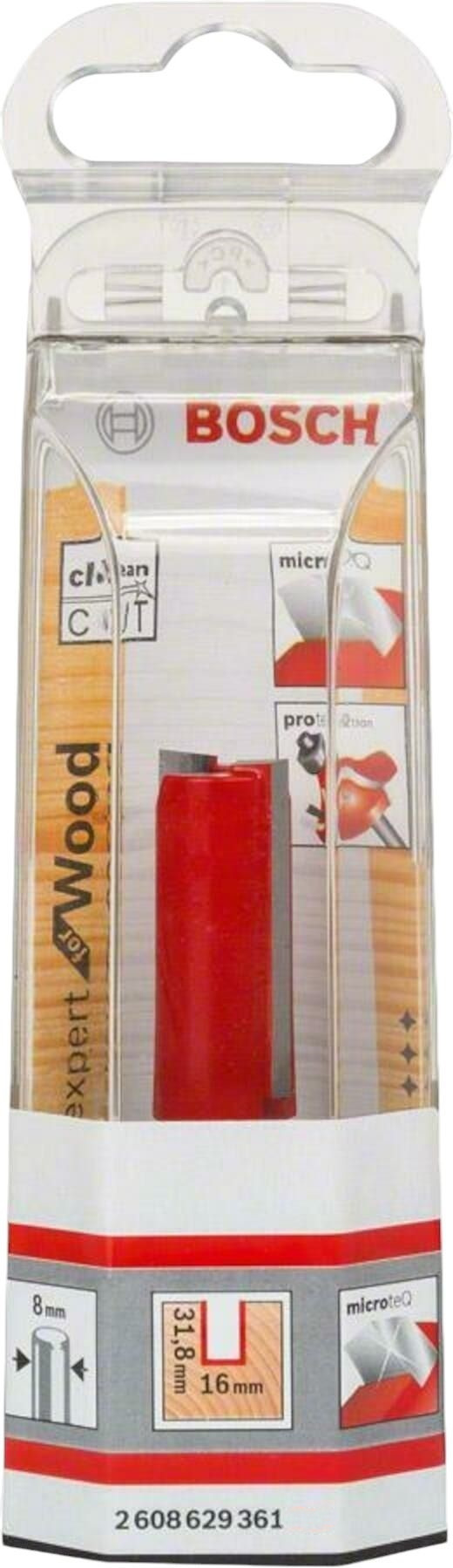 Фреза пазова твердосплавна Bosch Professional Expert S8 D16 L31.8 (2.608.629.361)фото2