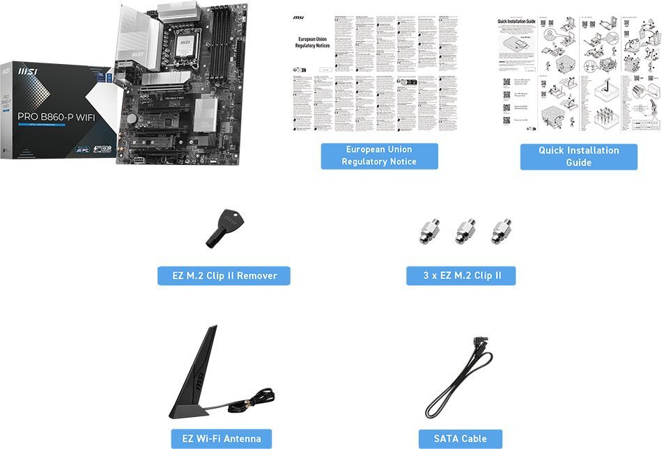 Материнская плата MSI Pro B860-P WiFi S1851 (PRO B860-P WIFI) фото6