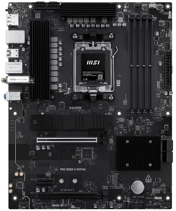 Материнська плата MSI AMD PRO B850-S WIFI6E SAM5 (PRO B850-S WIFI6E)фото