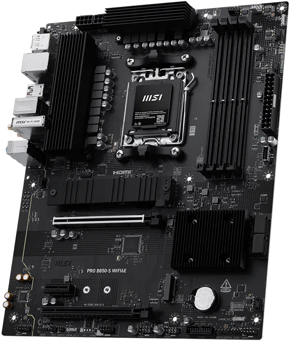 Материнська плата MSI AMD PRO B850-S WIFI6E SAM5 (PRO B850-S WIFI6E)фото