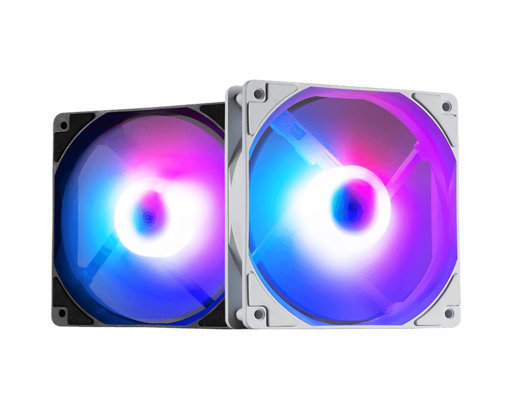 Набір із трьох вентиляторів для корпусу MSI MAG F120 ARGB WHITE-3RW (MAG F120 ARGB WHITE-3RW)фото