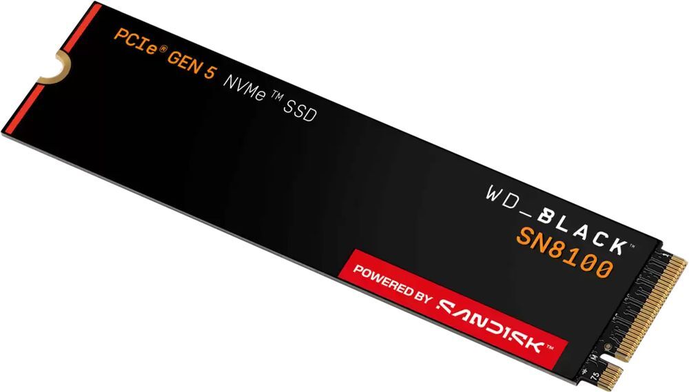 SSD накопичувач WD G5 M.2 2TB BLACK SN8100 (WDS200T1X0M)фото2