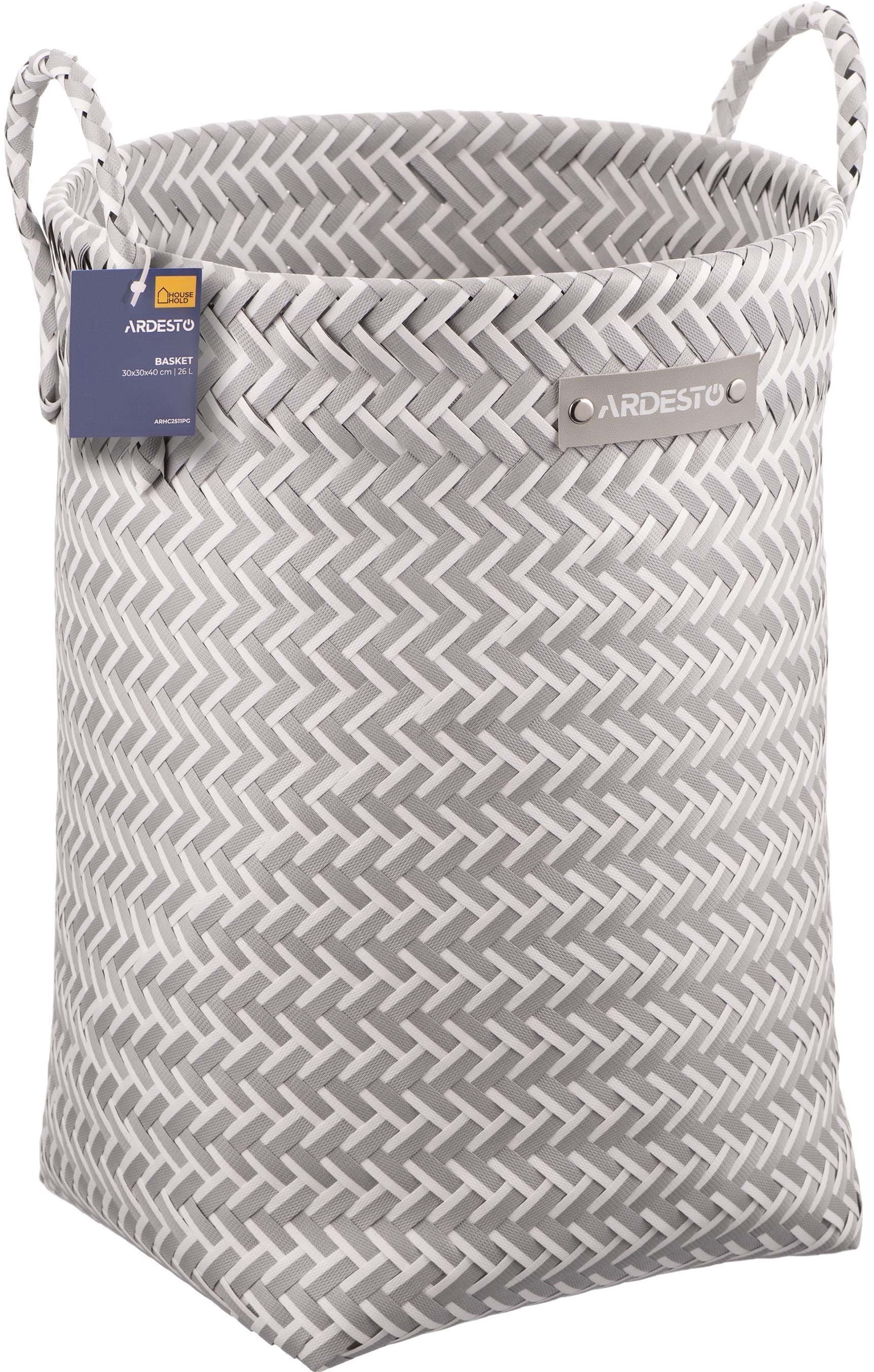 Кошик ARDESTO Vigor 30х30х40см, сіра (ARHC2511PG)фото