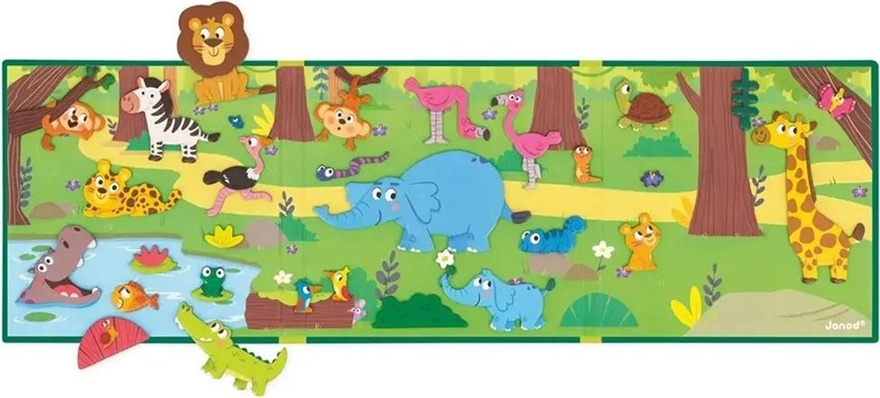 Магнітна книга Janod Африканські тварини (J05456)фото6