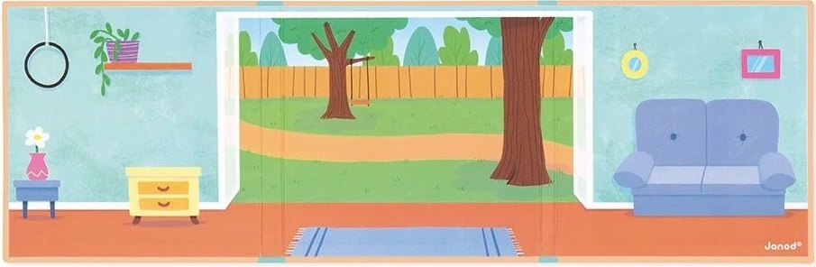 Магнітна книга Janod Домашні тварини (J05457)фото