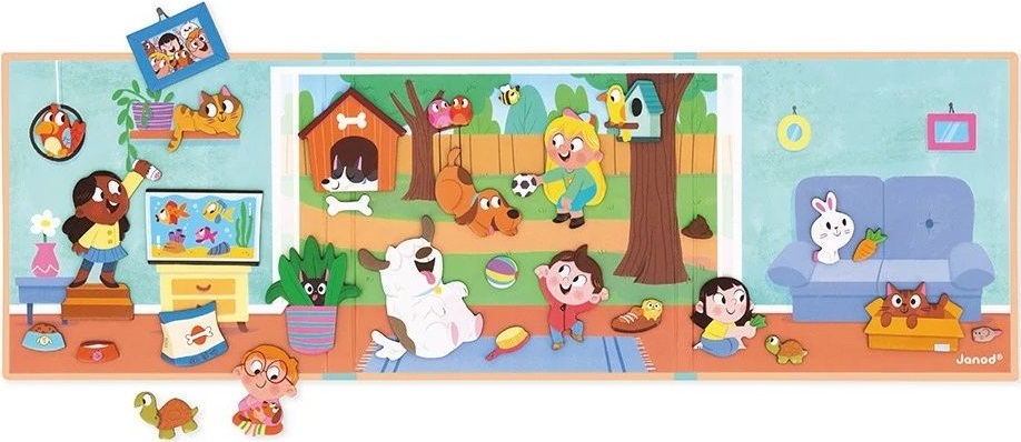 Магнітна книга Janod Домашні тварини (J05457)фото5