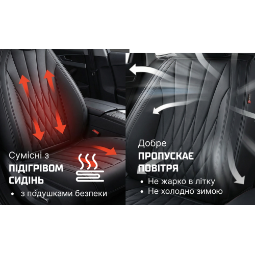 Набор чехлов V-8885 Bk полный к-т экокожа черные фото 6