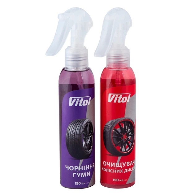 Набір для догляду за дисками та гумою VITOL NV-3фото4