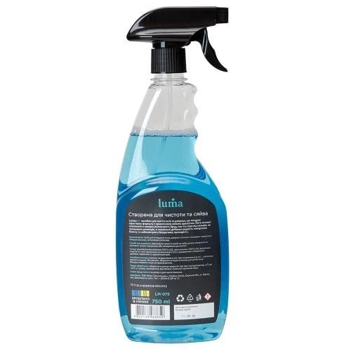 Засіб для чищення скла та дзеркал Luma 750млфото4