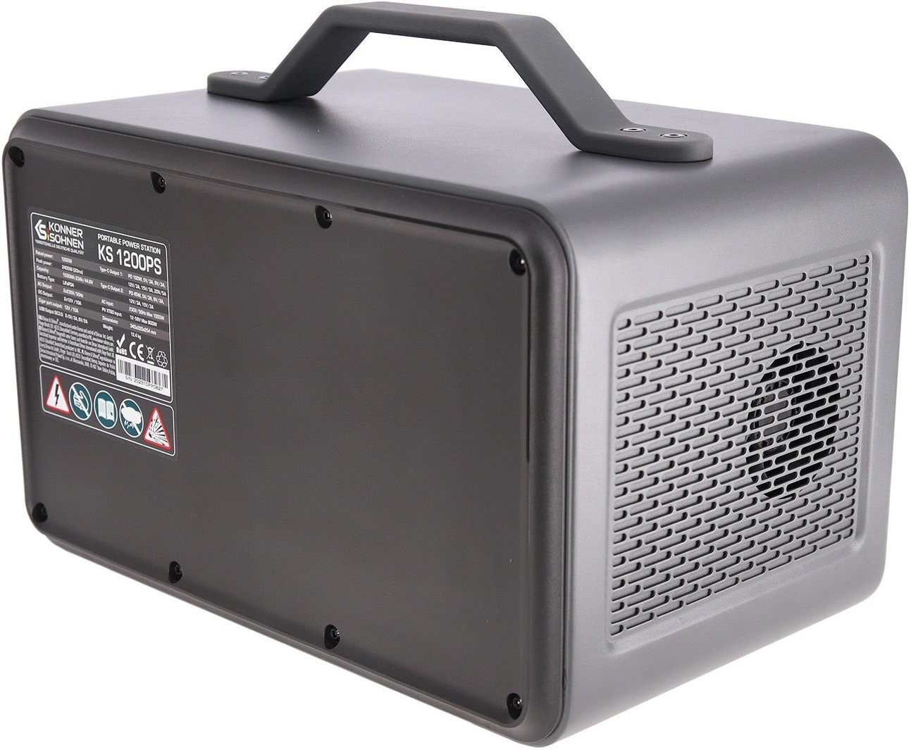 Портативная электростанция Konner&Sohnen KS 1200PS, 1200Вт, 1030 Вт/ч (KS1200PS) фото 15