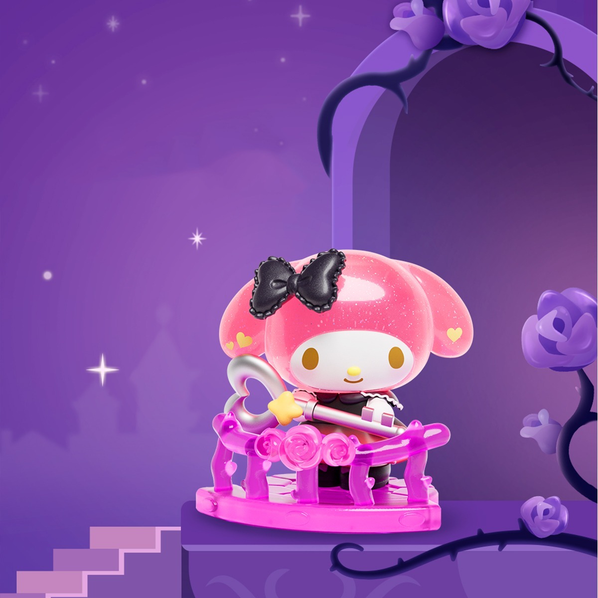 Фігурка-сюрприз Pop Top Kuromi & My Melody – Квіткова таємниця (25WH-003)фото3