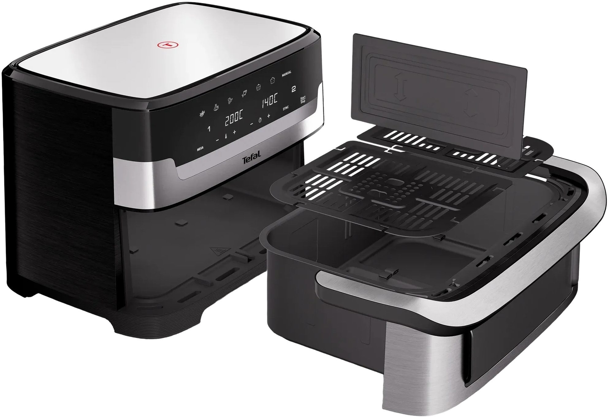 Мультипечь Tefal Dual Easy Fry Flex EY922DE0 фото 