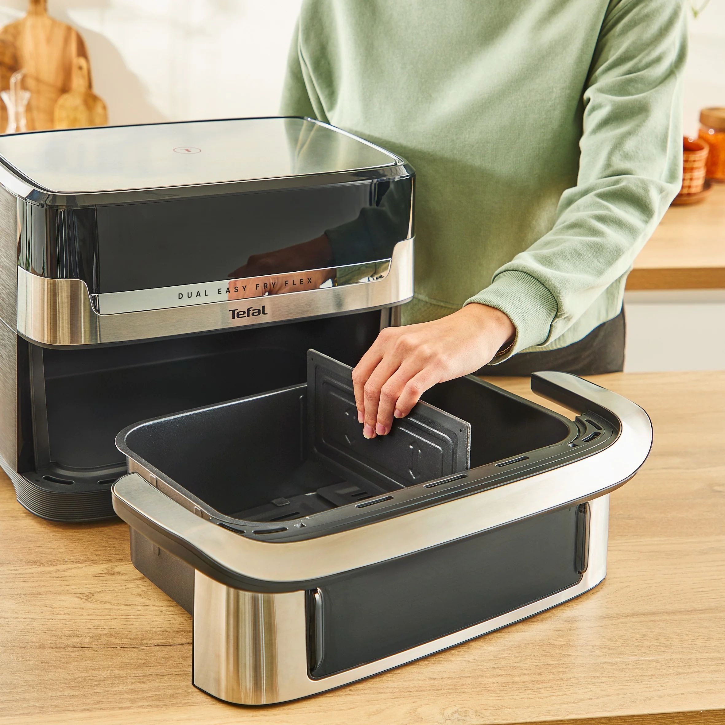 Мультипечь Tefal Dual Easy Fry Flex EY922DE0 фото 