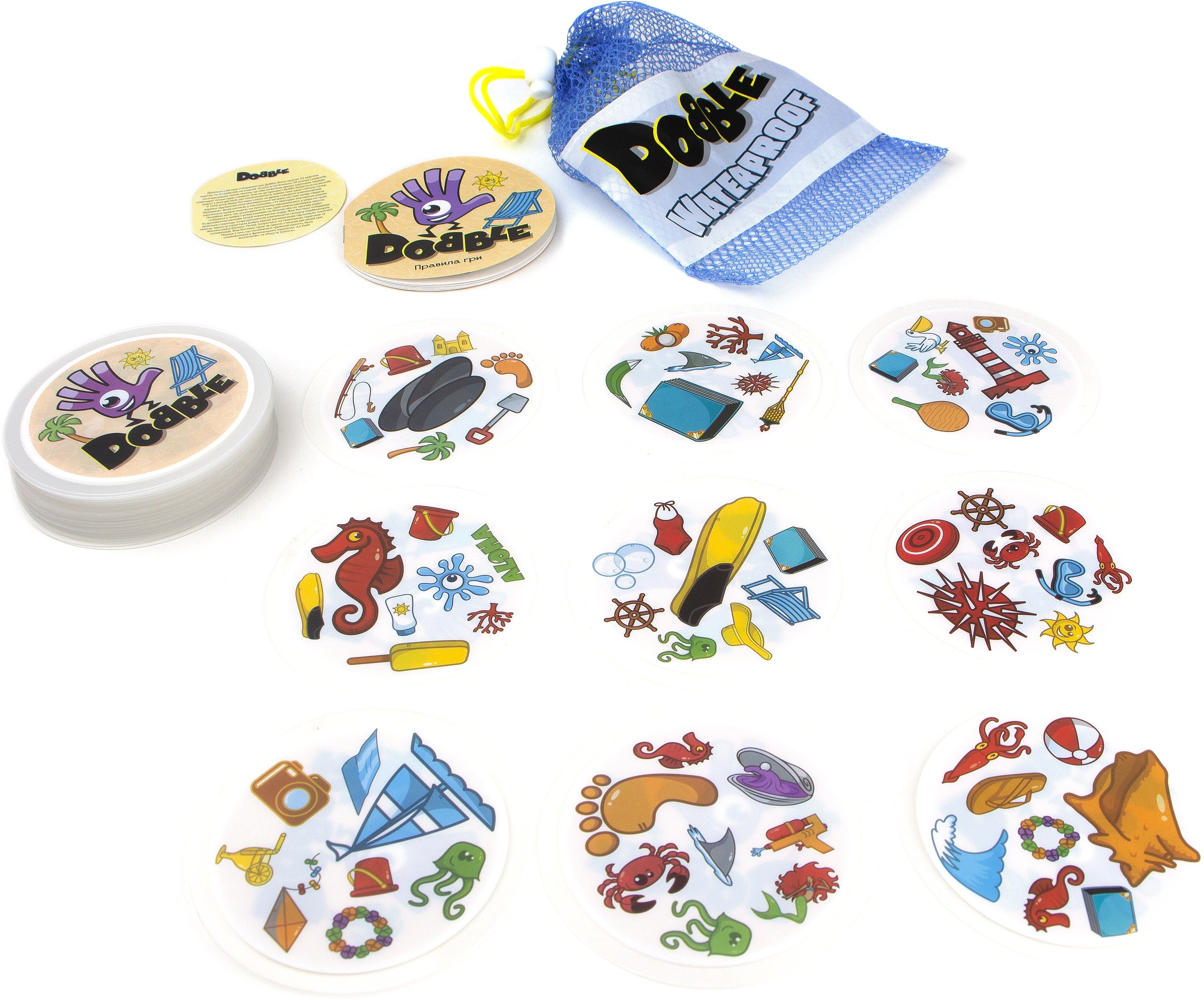 Настольная игра Dobble Waterproof UA (3558380061298) фото 4