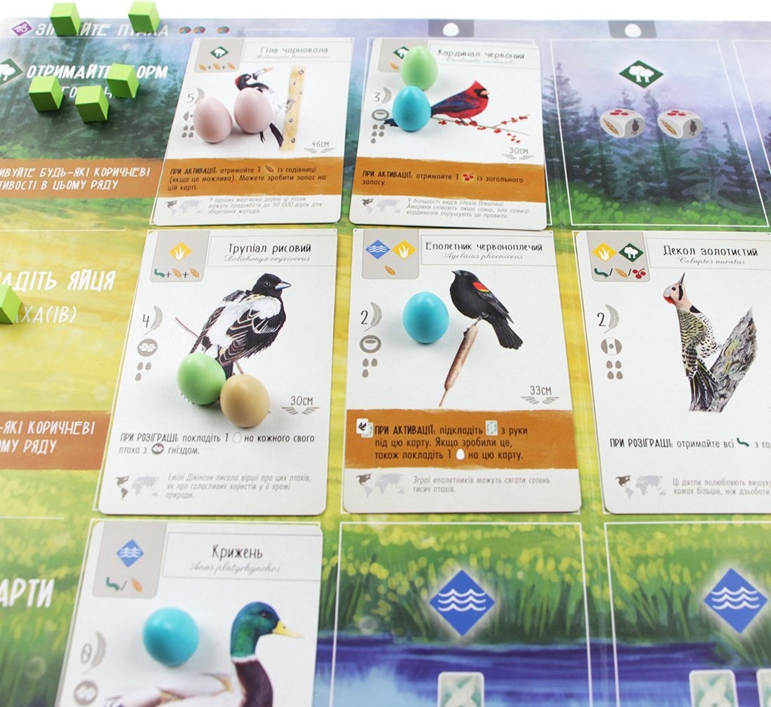 Настольная игра Крылья (UA) / Wingspan (UA) (644216627721) фото 20