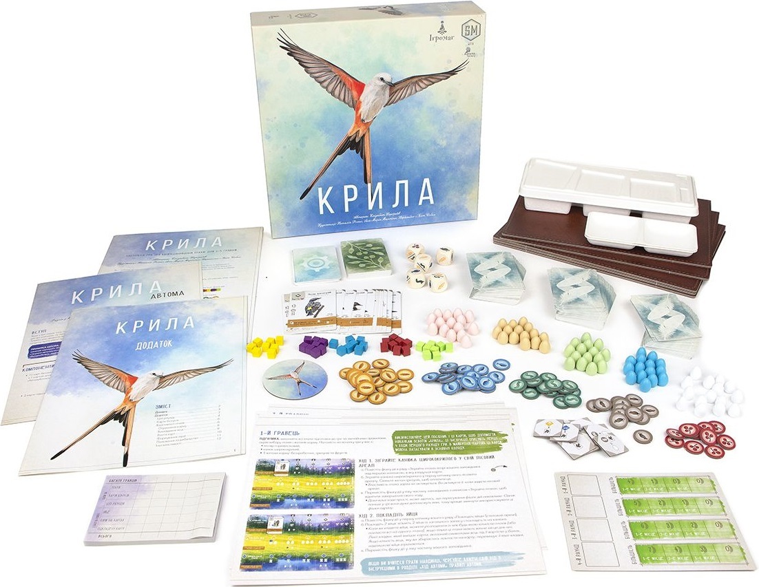 Настольная игра Крылья (UA) / Wingspan (UA) (644216627721) фото 2