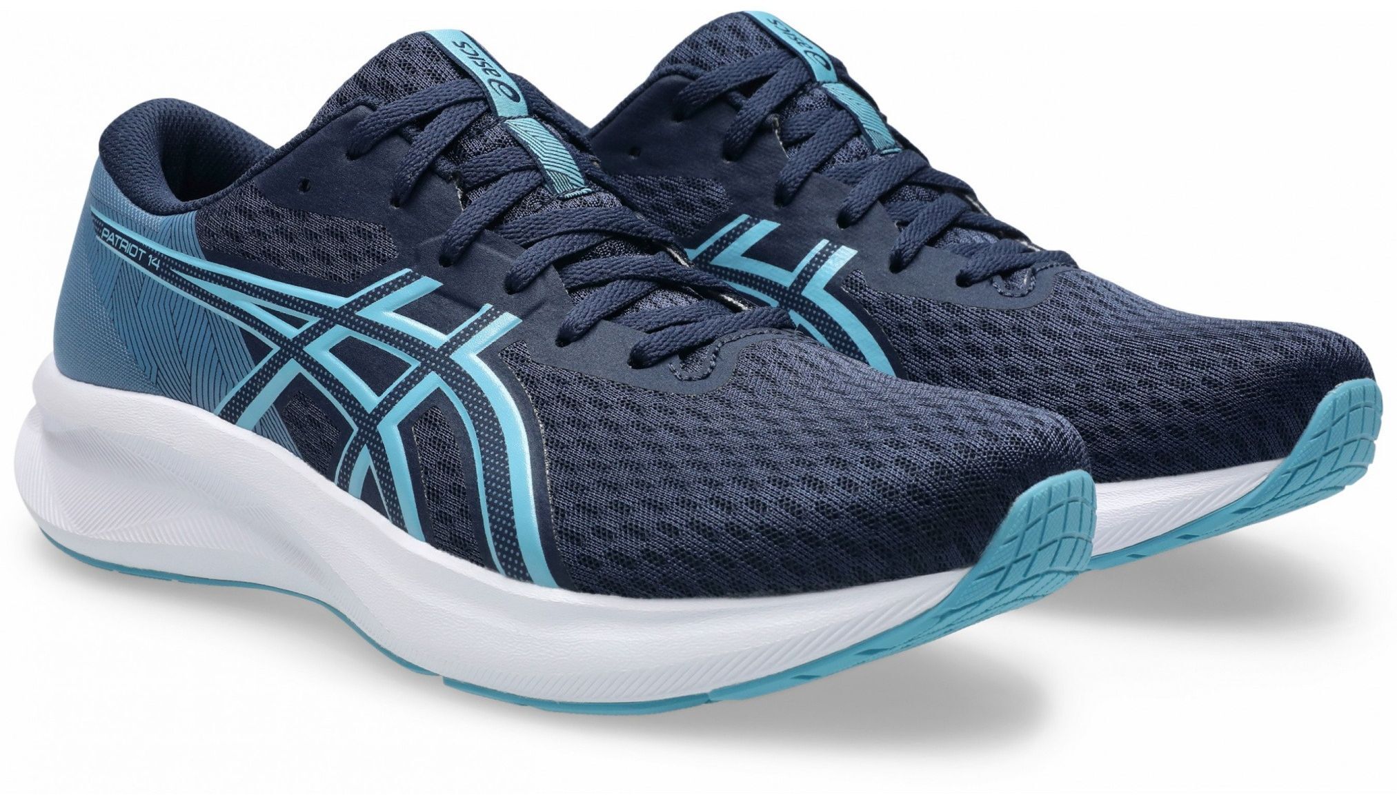 Кроссовки мужские Asics Patriot 14 1011C050-400 43,5 (9.5 US) синие/голубые фото 3