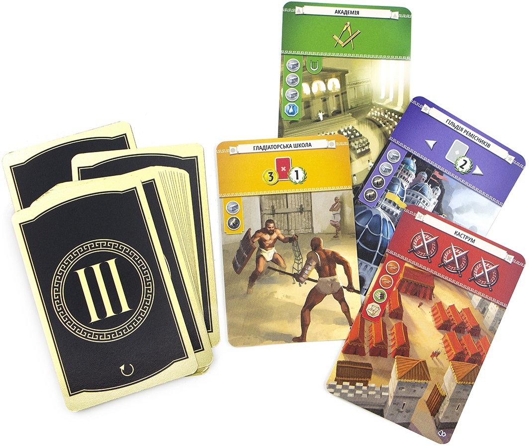 Настольная игра 7 Чудес (2 издание) (UA) / 7 Wonders (2nd Edition) (UA) (5425016925119) фото 