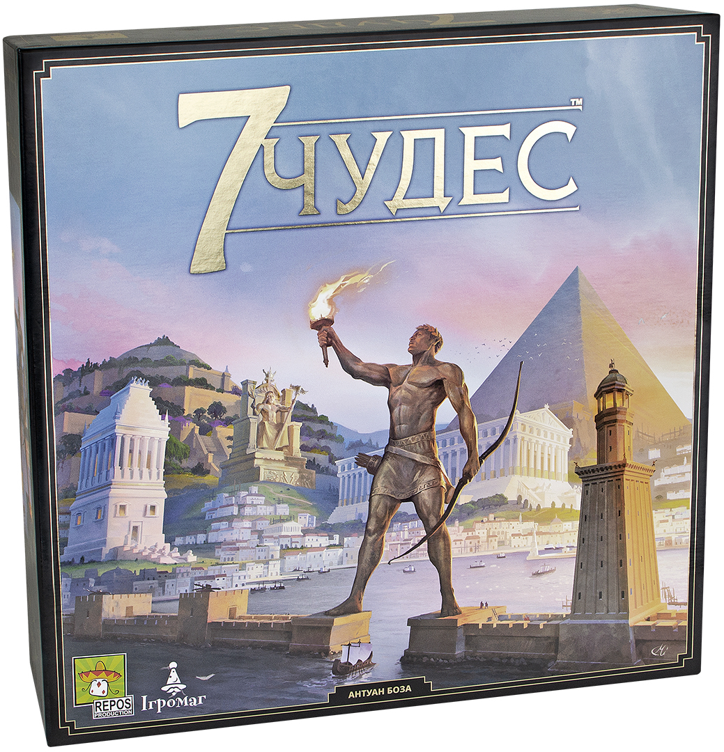 Настольная игра 7 Чудес (2 издание) (UA) / 7 Wonders (2nd Edition) (UA) (5425016925119) фото 