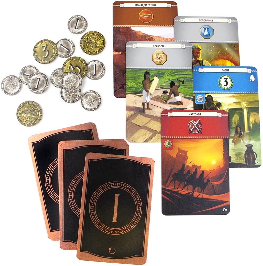 Настольная игра 7 Чудес (2 издание) (UA) / 7 Wonders (2nd Edition) (UA) (5425016925119) фото 