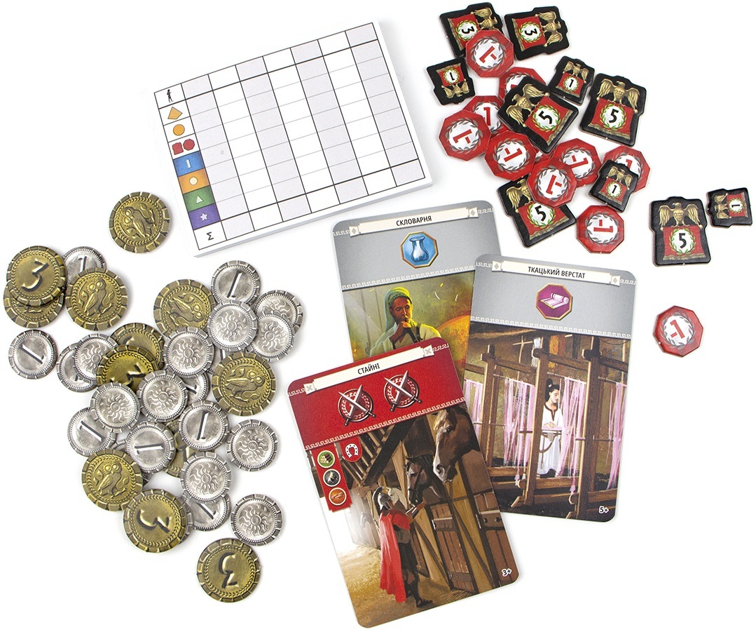 Настольная игра 7 Чудес (2 издание) (UA) / 7 Wonders (2nd Edition) (UA) (5425016925119) фото 