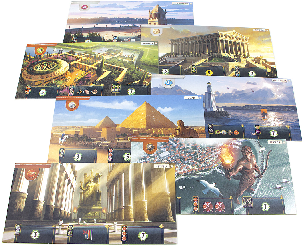 Настольная игра 7 Чудес (2 издание) (UA) / 7 Wonders (2nd Edition) (UA) (5425016925119) фото 