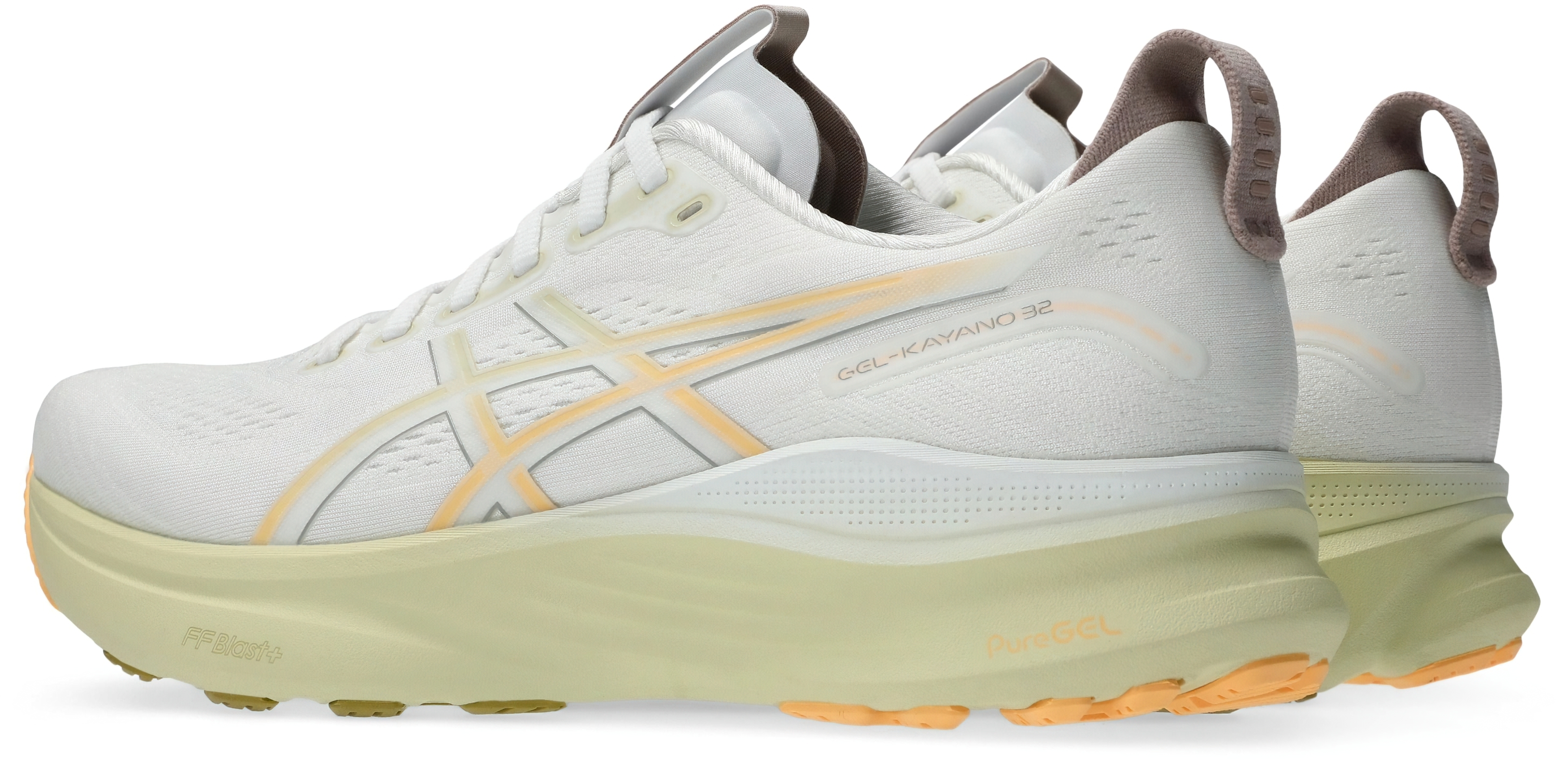 Кроссовки для бега мужские Asics Gel-Kayano 32 1011C052-101 44 (10 US) белый/персиковый фото 4
