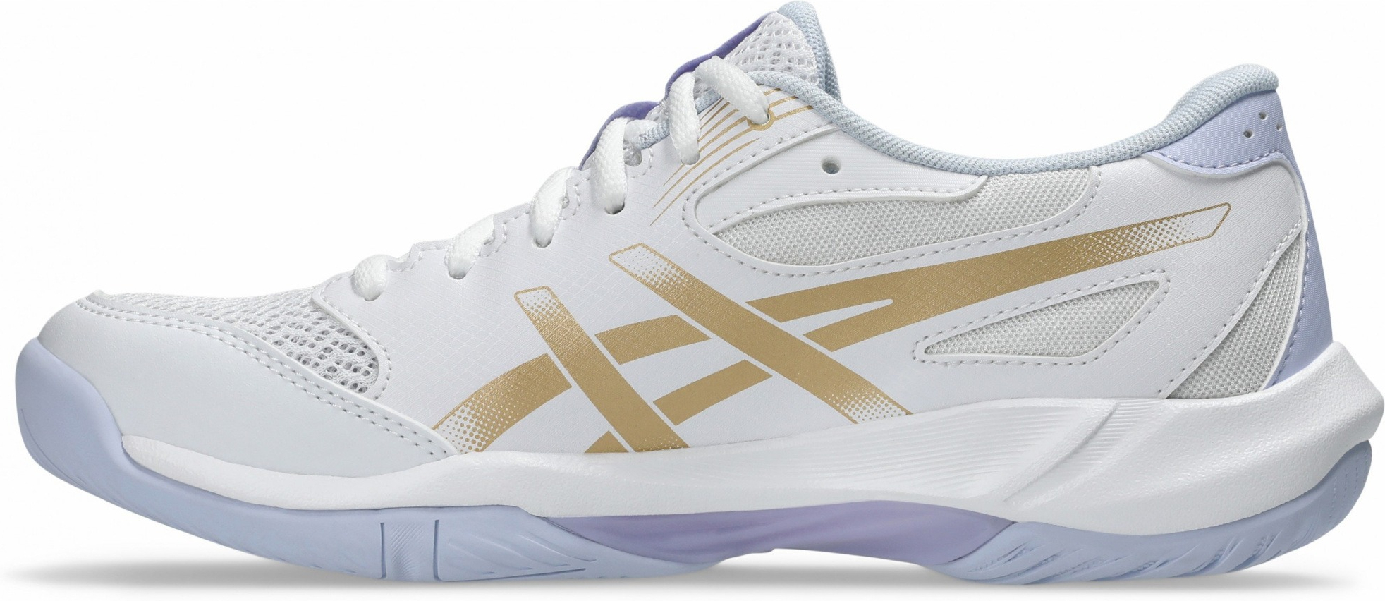 Кроссовки волейбольные женские Asics Gel-Rocket 12 1072A119-102 39 (7.5 US) белый/золотой фото 