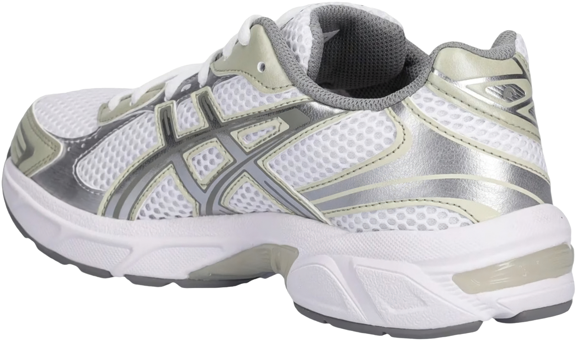 Кроссовки женские Asics Gel-1130 1202A164-124 39 (7.5 US) белый/бежевый/серебряный фото 2