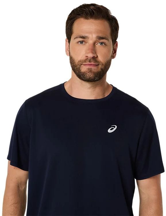 Футболка мужская Asics Core Ss Top 2011D221-400 L синяя фото 4
